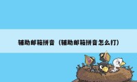 辅助邮箱拼音（辅助邮箱拼音怎么打）