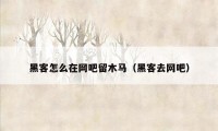 黑客怎么在网吧留木马（黑客去网吧）