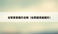 谷歌黑客图片在哪(谷歌服务器图片)
