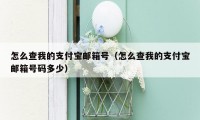 怎么查我的支付宝邮箱号(怎么查我的支付宝邮箱号码多少)