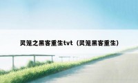 灵笼之黑客重生tvt（灵笼黑客重生）