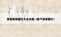 黑客群体图片大全大图（霸气黑客图片）