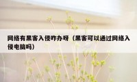 网络有黑客入侵咋办呀（黑客可以通过网络入侵电脑吗）