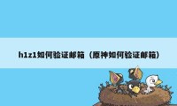 h1z1如何验证邮箱（原神如何验证邮箱）