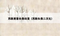 苏联黑客头像动漫(苏联头像二次元)