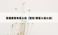 录强黑客有事小说（警告!黑客入侵小说）