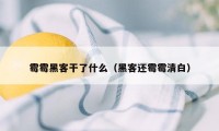 霉霉黑客干了什么(黑客还霉霉清白)