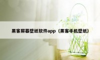 黑客屏幕壁纸软件app(黑客手机壁纸)