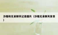 沙雕和兄弟聊天记录图片(沙雕兄弟聊天背景)