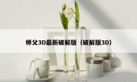 师父3D最新破解版(破解版3D)